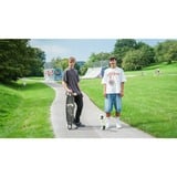 Muuwmi Lights Longboard GLOW ABEC 7 Pablo, Skateboard Nero/Verde