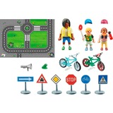 PLAYMOBIL City Life Percorso per biciclette, Giochi di costruzione 