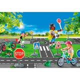 PLAYMOBIL City Life Percorso per biciclette, Giochi di costruzione 
