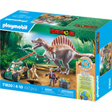 PLAYMOBIL Dinos Attacco di Spinosaurus allo scavo di dinosauri, Giochi di costruzione 