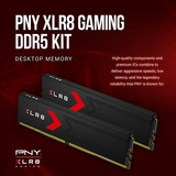 PNY DIMM 32 GB DDR5-6000 (2x 16 GB) Kit duale, Memoria Nero