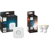 Philips Hue White Ambiance GU10 + Bridge, Lampada a LED 