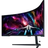 SAMSUNG G95NC Monitor PC 144,8 cm (57") 7680 x 2160 Pixel Dual UHD QLED Bianco, Monitor di gioco bianco/Nero, 144,8 cm (57"), 7680 x 2160 Pixel, Dual UHD, QLED, 1 ms, Bianco