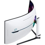 Samsung G95NC Monitor PC 144,8 cm (57") 7680 x 2160 Pixel Dual UHD QLED Bianco, Monitor di gioco bianco/Nero, 144,8 cm (57"), 7680 x 2160 Pixel, Dual UHD, QLED, 1 ms, Bianco