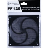 SilverStone SST-FF125B parte e accessorio del sistema di raffreddamento del computer Filtro per ventola Nero, Filtro per ventola, ABS, Nero, 120 mm, 5 mm, 120 mm