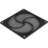 SilverStone SST-FF125B parte e accessorio del sistema di raffreddamento del computer Filtro per ventola, Filtro antipolvere Nero, Filtro per ventola, ABS, Nero, 120 mm, 5 mm, 120 mm