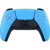 Sony Controller wireless DualSense Starlight Blue celeste/Nero, Gamepad, PlayStation 5, D-pad, Tasto Home, Pulsante Opzioni, Pulsante Condividi, Analogico/Digitale, Rosso/Verde/Blu, Con cavo e senza cavo