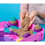 Spin Master Kinetic Sand, set di gioco Castello della sirena, 934 g di sabbia da gioco Shimmer (viola neon, verde acqua luccicante e sabbia della spiaggia), sabbiera pieghevole riutilizzabile e attrezzi, giocattoli sensoriali per bambini da 3 anni in su 