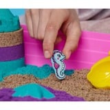 Spin Master Kinetic Sand, set di gioco Castello della sirena, 934 g di sabbia da gioco Shimmer (viola neon, verde acqua luccicante e sabbia della spiaggia), sabbiera pieghevole riutilizzabile e attrezzi, giocattoli sensoriali per bambini da 3 anni in su 