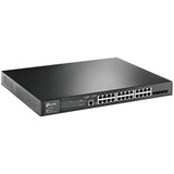 TP-Link TL-SG3428MP switch di rete Gestito L2/L3 Gigabit Ethernet (10/100/1000) Supporto Power over Ethernet (PoE) 1U Nero Gestito, L2/L3, Gigabit Ethernet (10/100/1000), Supporto Power over Ethernet (PoE), Montaggio rack, 1U