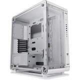 Thermaltake Core P6 Tempered Glass Snow Mid Tower Midi Tower Bianco, Bench/Show Housing bianco, Midi Tower, PC, Bianco, SPCC, Vetro temperato, Giocare, Blu, Verde, Rosso