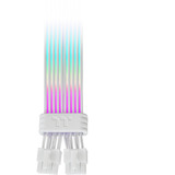 Thermaltake Mod ARGB Snow Cable 8Pin, Gestione dei cavi bianco