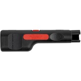 Wiha Strumento per spelare e montaggio, per cavi coassiali con connettore F, Attrezzo Sverniciatura /smontaggio Nero/Rosso