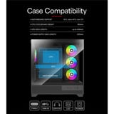 Xilence Flare X909.ARGB, Chassis Tower Nero