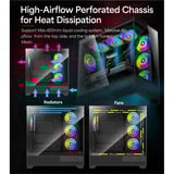 Xilence Flare X909.ARGB, Chassis Tower Nero