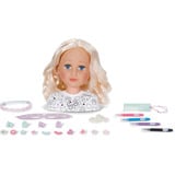 ZAPF Creation BABY born Testa per acconciature da dipingere e pettinare, Testina per trucco/acconciature 