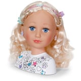 ZAPF Creation BABY born Testa per acconciature da dipingere e pettinare, Testina per trucco/acconciature 