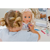 ZAPF Creation BABY born Testa per acconciature da dipingere e pettinare, Testina per trucco/acconciature 