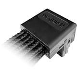 be quiet! 12V-2x6 / 12VHPWR 90° Cable PCI-E 0,7 m, Cavo Nero, 0,7 m, 12V-2x6, 12VHPWR, Maschio, Maschio, Dritto