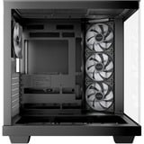 be quiet! Light Base 500 LX Black Midi Tower Nero, Chassis Tower Nero, Midi Tower, PC, Nero, ATX, micro ATX, Mini-ITX, Acrilonitrile butadiene stirene (ABS), Vetro, Acciaio, Gaming