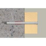 fischer Tassello a gambo lungo DuoXpand 8x80 T grigio chiaro/Rosso