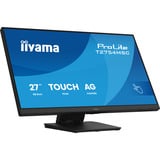 iiyama T2754MSC-B2AG, Monitor LED Nero (opaco)
