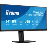 iiyama XUB3493WQSU-B6, Monitor LED Nero (opaco)