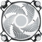 ARCTIC Alpine 17 Processore Raffreddatore d'aria 9,2 cm Nero, Argento 1 pz, raffreddamento CPU  Nero/Bianco, Raffreddatore d'aria, 9,2 cm, 100 Giri/min, 2000 Giri/min, 0,3 son, Nero, Argento
