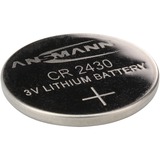 Ansmann Lithium CR 2430, 3 V Battery Batteria monouso Ioni di Litio argento, 3 V Battery, Batteria monouso, Ioni di Litio, 3 V, 1 pz, CR 2430