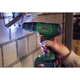Bosch Avvitatore a percussione a batteria EasyImpact 18V-40, Trapano avvitatore verde/Nero