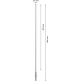Bosch SDS plus-7X 1 pz, Trapano Martello perforatore, 5 mm, 465 mm, Mattone, Cemento, Calcestruzzo duro, Pietra naturale, Arenaria, Pietra, 40 cm, SDS-plus
