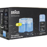 Braun CCR4 Cartuccia di pulizia Cartuccia di pulizia, Blu, Braun, Braun Clean&Charge, Box, 4 pz
