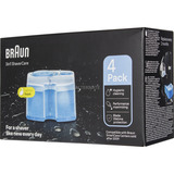 Braun CCR4 Cartuccia di pulizia Cartuccia di pulizia, Blu, Braun, Braun Clean&Charge, Box, 4 pz