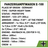 COBI Panzerkampfwagen E-100, Giochi di costruzione 