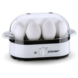 Cloer 6081 Pentolino per uova 6 uovo/uova 350 W Bianco bianco, 230 mm, 110 mm, 135 mm, 220 - 240 V