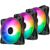 DeepCool DP-F12-AR-CF120P-3P computer cooling system Case per computer Ventilatore 12 cm Nero 1 pz, Ventola Nero/trasparente, Ventilatore, 12 cm, 500 Giri/min, 1800 Giri/min, 28,8 dB, 52,5 pdc/min