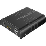Digitus Ricevitore KVM HDMI IP, Switch KVM Nero
