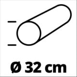 EINHELL GC-GR 57 rullo per prato 57 cm rosso/Nero, Rullo per prato a spinta, 57 cm, 32 cm, 10,5 kg, Nero, Rosso