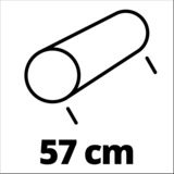 EINHELL GC-GR 57 rullo per prato 57 cm rosso/Nero, Rullo per prato a spinta, 57 cm, 32 cm, 10,5 kg, Nero, Rosso