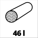 EINHELL GC-GR 57 rullo per prato 57 cm, Rullo da prato rosso/Nero, Rullo per prato a spinta, 57 cm, 32 cm, 10,5 kg, Nero, Rosso