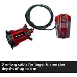 EINHELL Power X-Change Pompa per acqua sporca a batteria GE-DP 18/25 LL Li-Solo, 18 Volt, Pompe immersione e pressione rosso/Nero