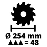EINHELL TC-SM 254 rosso/Nero
