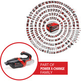 EINHELL TE-HV 18/06 Solo, Aspirapolvere portatile rosso/Nero