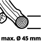 EINHELL Trituratore elettrico silenzioso GC-RS 60 CB, Chopper rosso/Nero