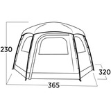 Easy Camp Tenda a cupola Sandland Yurt marrone
