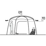 Easy Camp Tenda a cupola Sandland Yurt marrone