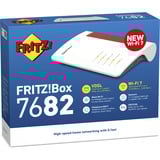 FRITZ! Box 7682, Router bianco/Rosso