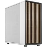 Fractal Design North XL Chalk White, Chassis Tower bianco/legno