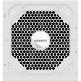 GIGABYTE UD850GM PG5W Alimentatore - PCIe 5.0, 80 PLUS Gold, Design completamente modulare, Ventola da 120 mm, Compatibile con ATX 3.0, Spina EU, Alimentatore PC bianco, 80 PLUS Gold, Design completamente modulare, Ventola da 120 mm, Compatibile con ATX 3.0, Spina EU, 850 W, 100 - 240 V, 50/60 Hz, 12 A, Attivo, 105 W