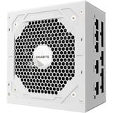 GIGABYTE UD850GM PG5W Alimentatore - PCIe 5.0, 80 PLUS Gold, Design completamente modulare, Ventola da 120 mm, Compatibile con ATX 3.0, Spina EU, Alimentatore PC bianco, 80 PLUS Gold, Design completamente modulare, Ventola da 120 mm, Compatibile con ATX 3.0, Spina EU, 850 W, 100 - 240 V, 50/60 Hz, 12 A, Attivo, 105 W